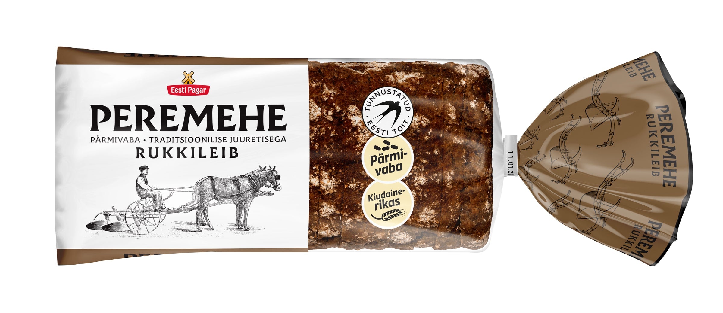 Eesti Pagar Yeast Free PEREMEHE Rye Bread 600G