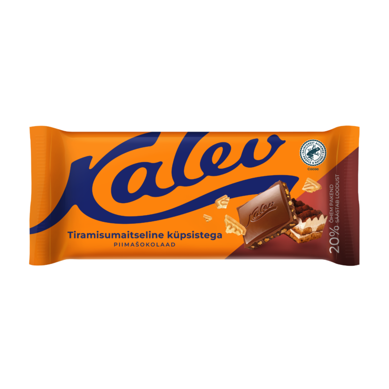 Kalev Tiramisu-bisquit milk chocolate 100g