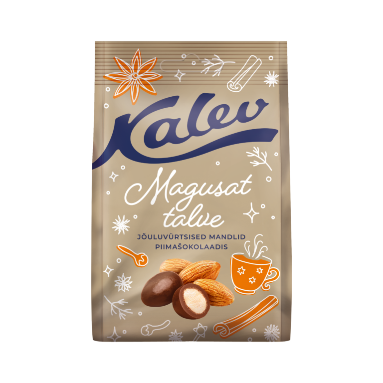 Kalev Christmas-spiced almond in milk chocolate 110g