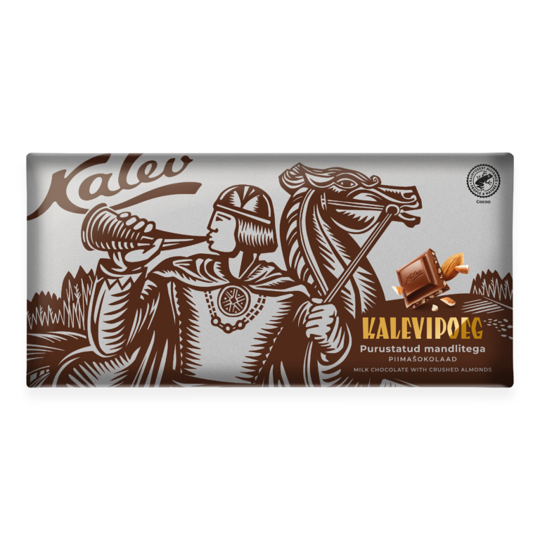 Kalevipoeg Milk Chocolate  with Crushed almonds 270g