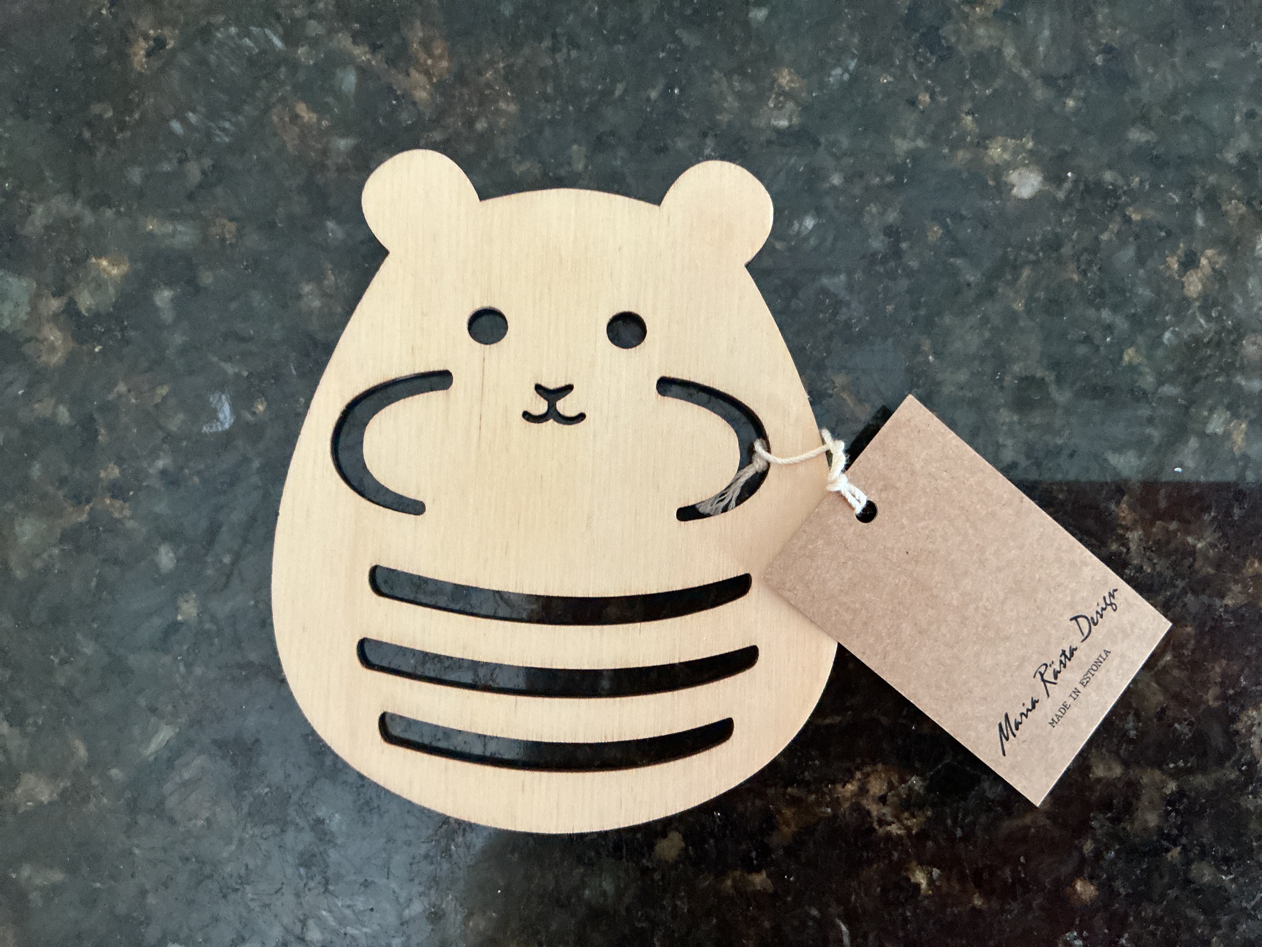 Maria Rästa Trivet Hamster coaster