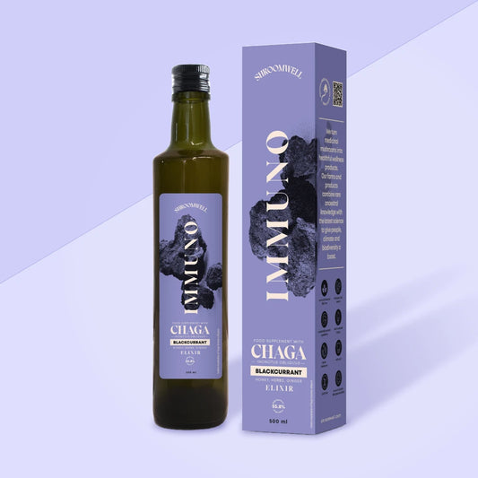 Chaga Elixir with Blackcurrant Shots  500ml