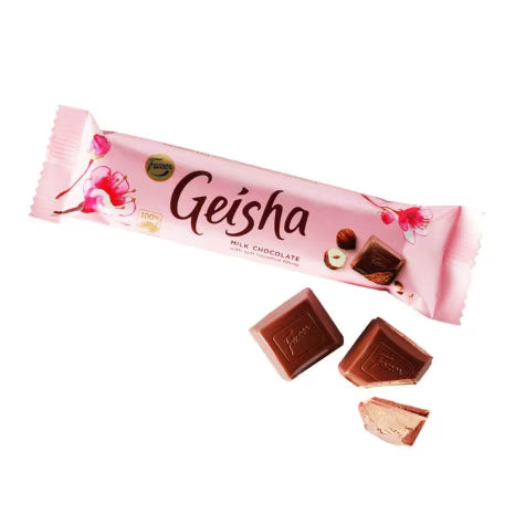 Fazer Geisha Milk Chocolate with Hazelnuts 37g