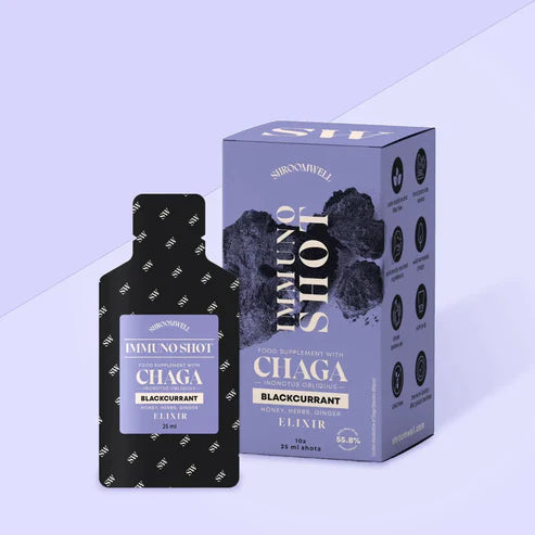 Chaga Elixir with Blackcurrant Shots  25ml x 10