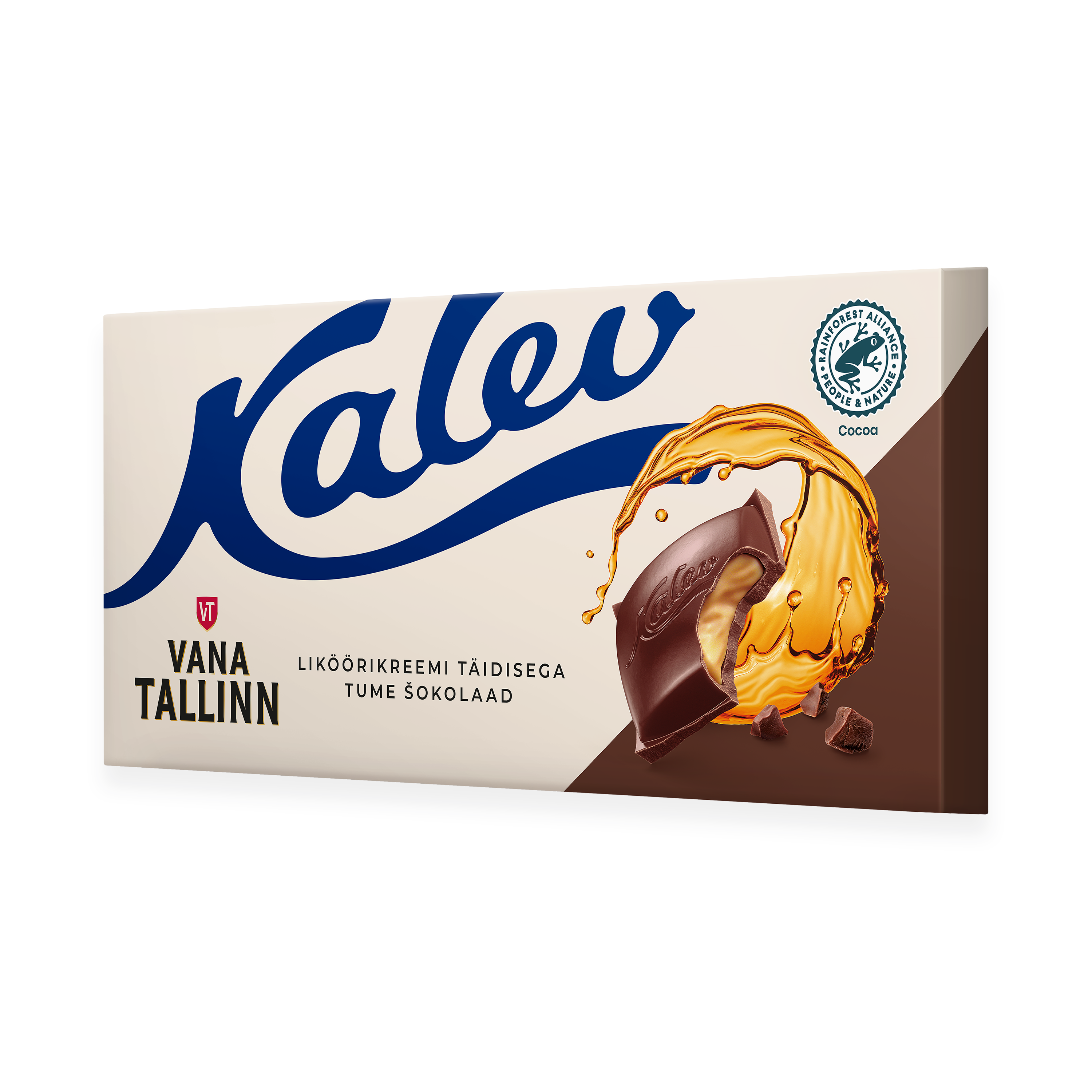 Dark chocolate stuffed with old Tallinn liqueur cream 103g