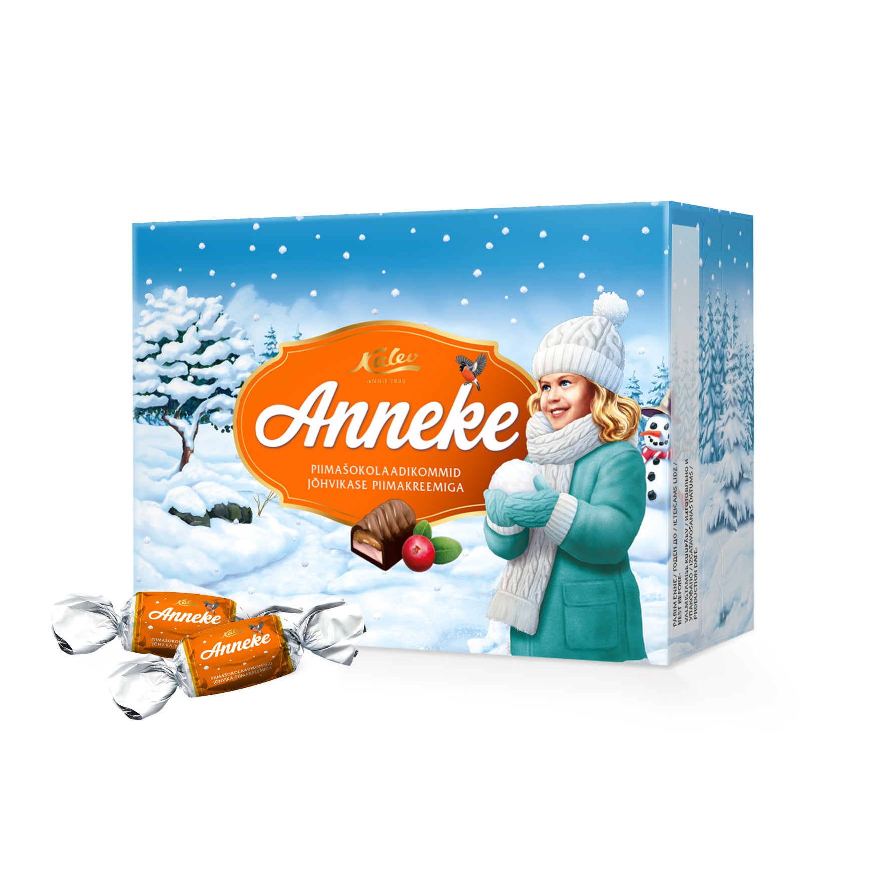 Anneke Milk chocolate candy with cranberry filling 150g