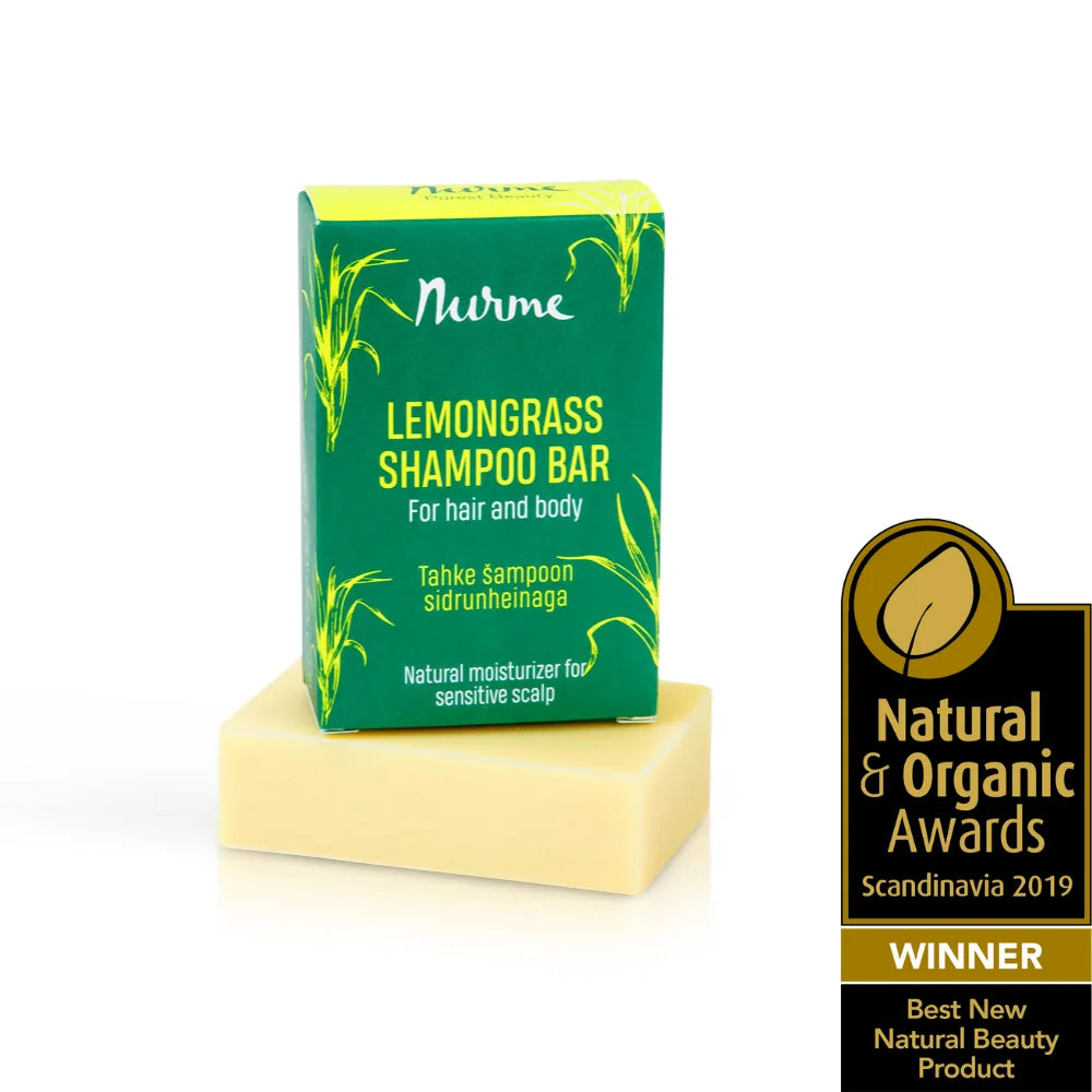 Lemongrass Shampoo Bar 100g (for sensitive sculp)