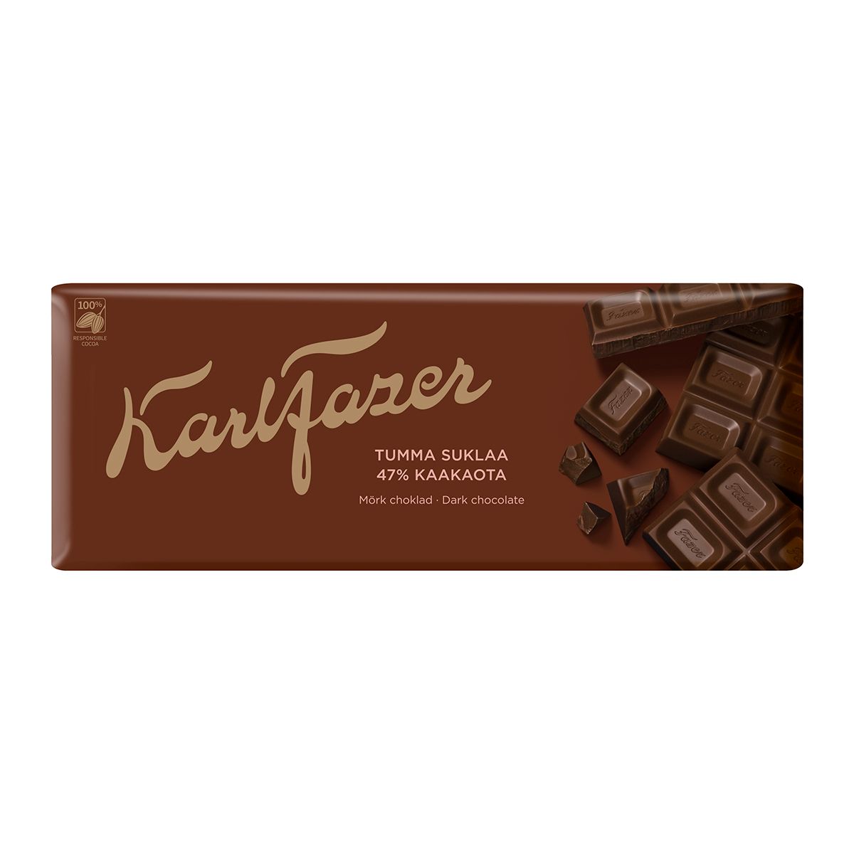 Fazer Dark Chocolate 47% Cocoa 200g/7,5 0z